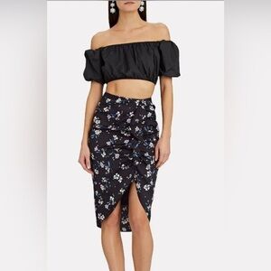 Veronica Beard Hazel Floral Skirt, Size 2